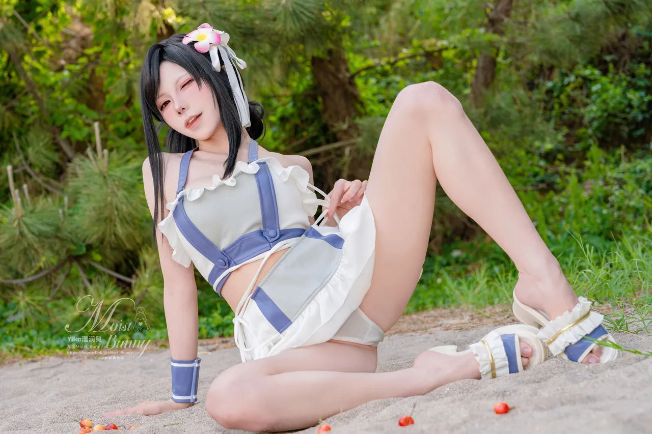 Yiko湿润兔 - 2025泳装限定作 海边假日 蒂法 (最终幻想)-erohere10.webp